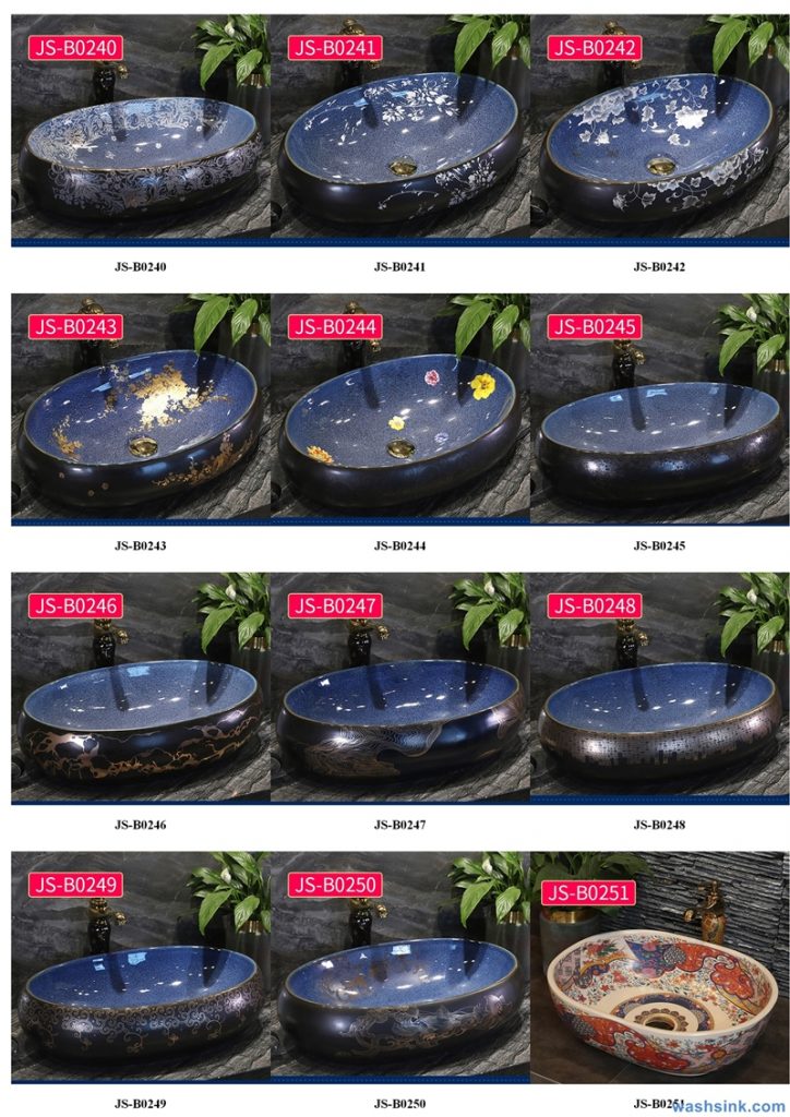 2020-VOL02-jingdezhen-shengjiang-ceramic-art-basin-washsink-brochure-JS-099-724x1024 Two wash basin catalogues produced by Shengjiang Ceramics Company will be released in 2020.9.14 - shengjiang  ceramic  factory   porcelain art hand basin wash sink