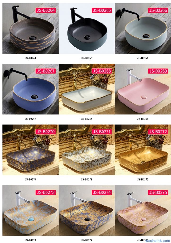 2020-VOL02-jingdezhen-shengjiang-ceramic-art-basin-washsink-brochure-JS-101-724x1024 Two wash basin catalogues produced by Shengjiang Ceramics Company will be released in 2020.9.14 - shengjiang  ceramic  factory   porcelain art hand basin wash sink