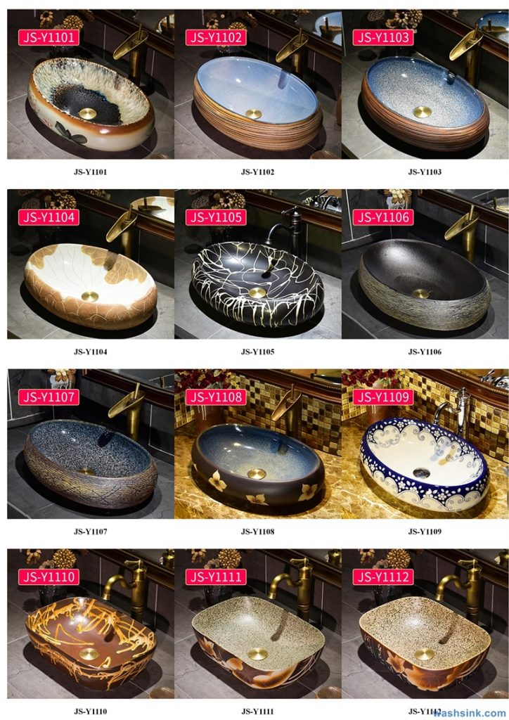 2020-VOL02-jingdezhen-shengjiang-ceramic-art-basin-washsink-brochure-JS-115-724x1024 Two wash basin catalogues produced by Shengjiang Ceramics Company will be released in 2020.9.14 - shengjiang  ceramic  factory   porcelain art hand basin wash sink