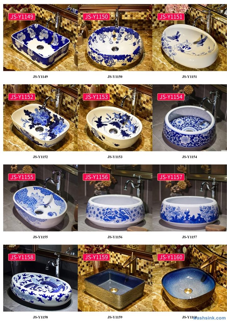 2020-VOL02-jingdezhen-shengjiang-ceramic-art-basin-washsink-brochure-JS-119-724x1024 Two wash basin catalogues produced by Shengjiang Ceramics Company will be released in 2020.9.14 - shengjiang  ceramic  factory   porcelain art hand basin wash sink