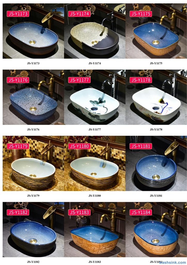 2020-VOL02-jingdezhen-shengjiang-ceramic-art-basin-washsink-brochure-JS-121-724x1024 Two wash basin catalogues produced by Shengjiang Ceramics Company will be released in 2020.9.14 - shengjiang  ceramic  factory   porcelain art hand basin wash sink