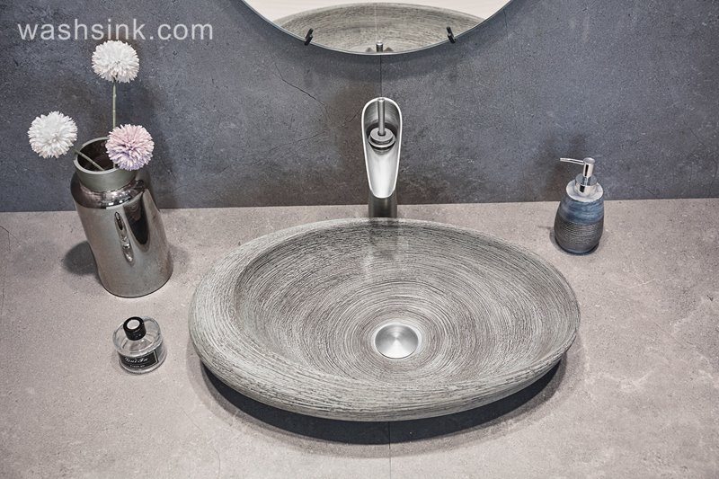 LJ24-008-BQ0A2940 LJ24-008  Top sale guaranteed quality beautiful design popular product ceramic wash basin - shengjiang  ceramic  factory   porcelain art hand basin wash sink