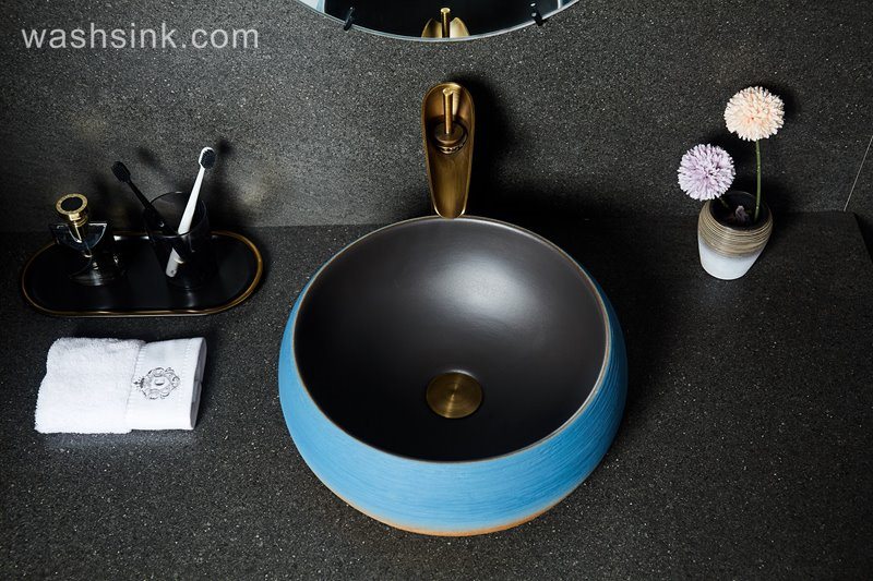 LJ24-039-BQ0A2623 LJ24-0039   Sophisticated technology modern design bathroom ceramic sink - shengjiang  ceramic  factory   porcelain art hand basin wash sink