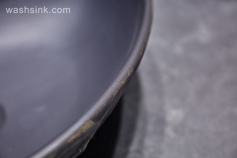 LJ24-048-BQ0A3056 LJ24-0048  Black classic advanced design decoration practical ceramic wash basin - shengjiang  ceramic  factory   porcelain art hand basin wash sink