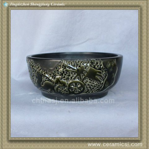 antique chinese ceramic bathroom sink WRYBH98