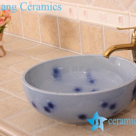 YL-H_6837 For floor and wall hot sale decorative corner bathroom chinaware sink