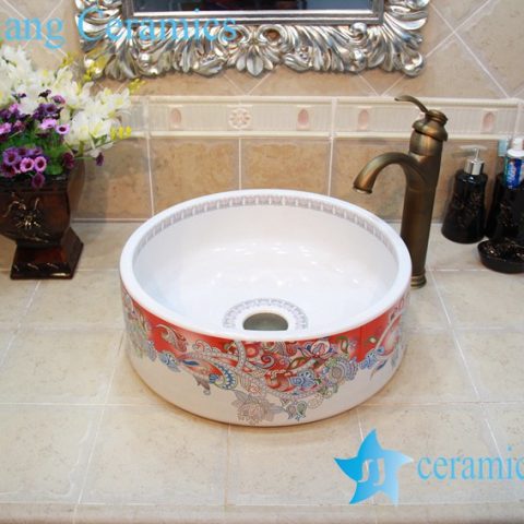 YL-OT_0642 Factory direct bathroom marble sink