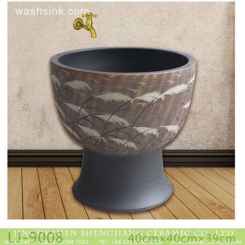 Shengjiang factory hot sell feather pattern mop sink  LJ-9008