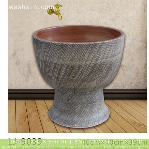 Shengjiang factory direct brown wall and dark color surface floor mop basin  LJ-9039