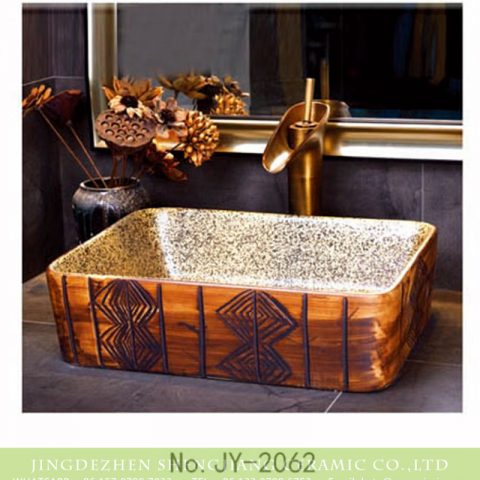 China traditional pure hand carved special design wash basin    SJJY-1062-8