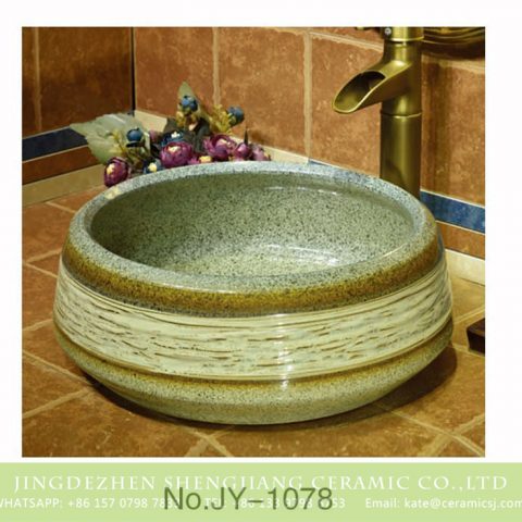 Hot new product light color high gloss wash sink   SJJY-1078-15