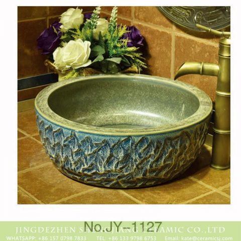 Hot new product pure hand unique design ceramic sanitary ware    SJJY-1127-20