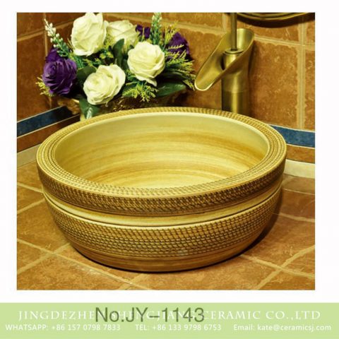 Chinoiserie vintage style hand carved unique design sanitary ware    SJJY-1143-22