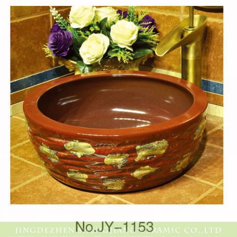 Large bulk sale factory outlet red color special design durable sanitary ware    SJJY-1153-22