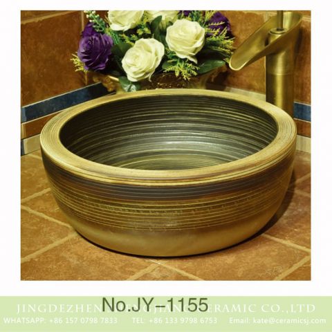China conventional retro style thick edge durable lavabo    SJJY-1155-23