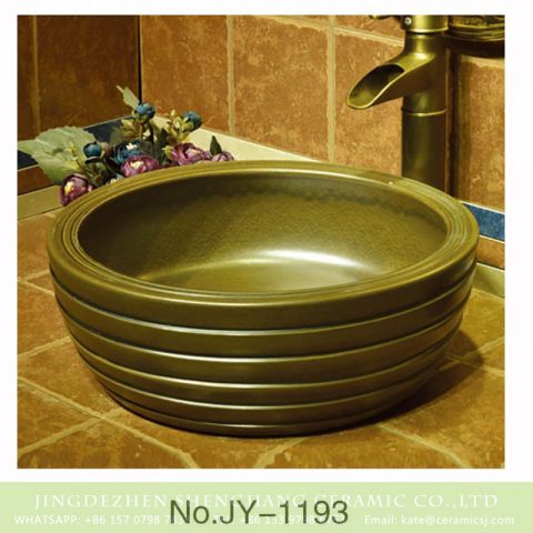 Made in China pure hand craft dark color sanitary ware    SJJY-1193-27