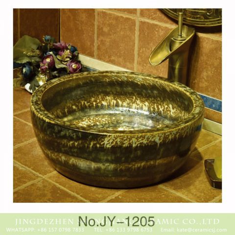 Japanese style hand painted unique design smooth easy clean wash basin    SJJY-1205-28