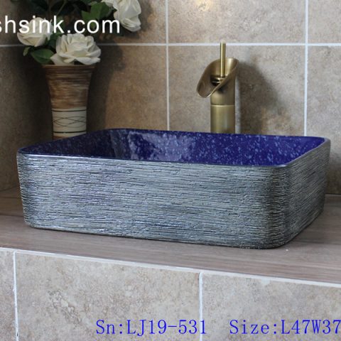 LJ19-531    Purely manual modern style ceramic art basin