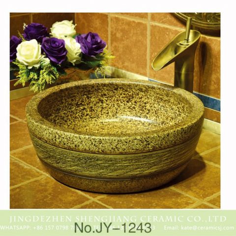 Jingdezhen wholesale marble porcelain and hand carved art sanitary ware    SJJY-1243-31