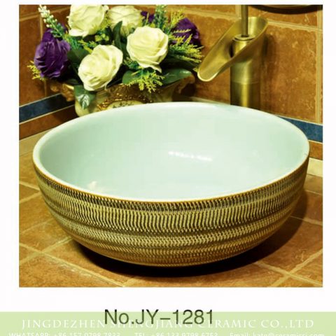 Shengjiang factory pure hand craft durable sanitary ware    SJJY-1281-34