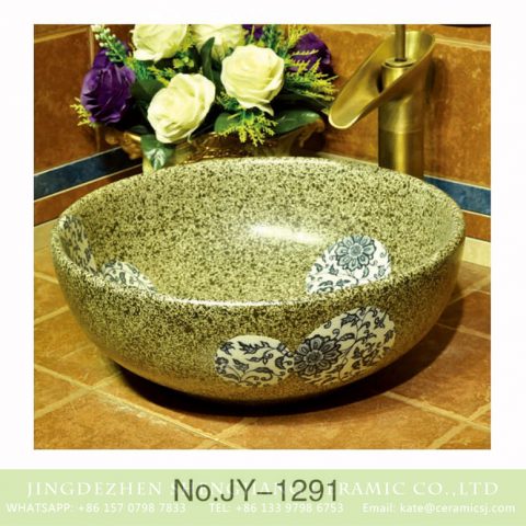 Asia online sale marble style with blue and white pattern sanitary ware    SJJY-1291-35