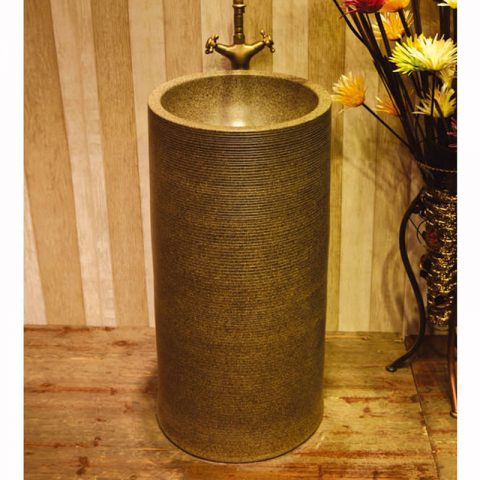 SJJY-1561-71   Factory outlet high temperature porcelain durable column basin