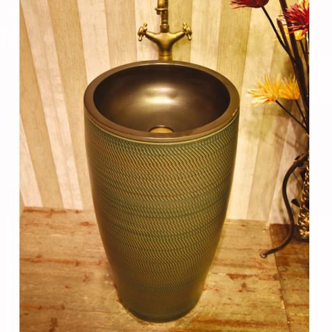 SJJY-1579-73    Jingdezhen wholesale handmade durable wash basin