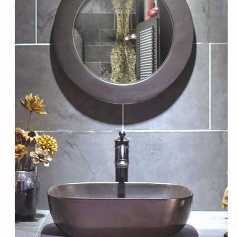 SJJY-2009-3   Asian matte plain color wash hand basin