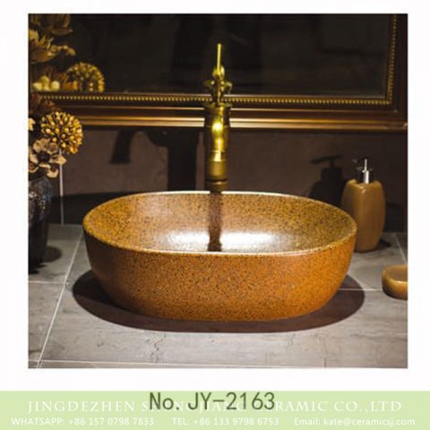 SJJY-2163-21   Factory cheap price solid color porcelain durable wash sink