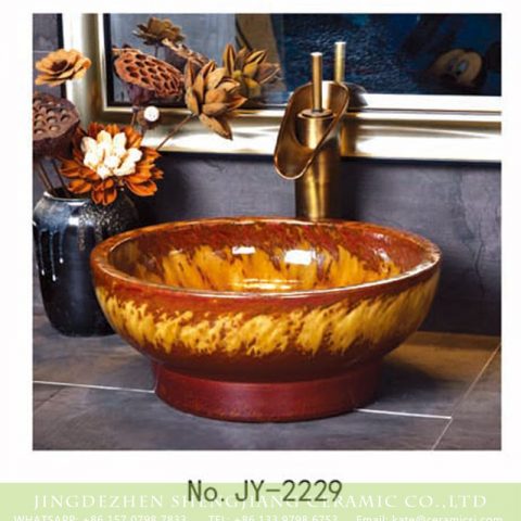 SJJY-2229-28  Hot sale new product high gloss art basin 