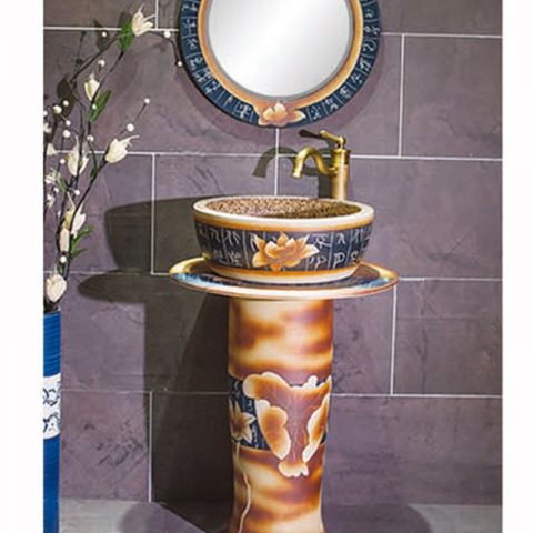 SJJY-2240-30   Shengjiang factory direct handmade art one piece basin