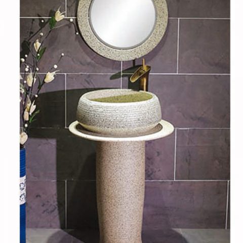 SJJY-2243-30   Imitating marble ceramic one piece basin