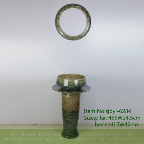 sjbyl-6284 chinese style Daily toilet bathroom washbasin ceramic basin wash basinbathroom bathroombasin